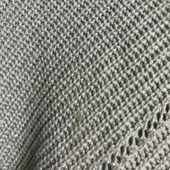 Lucky brand light blue with sparkles sweater.  Size XL - Picture 4 of 7